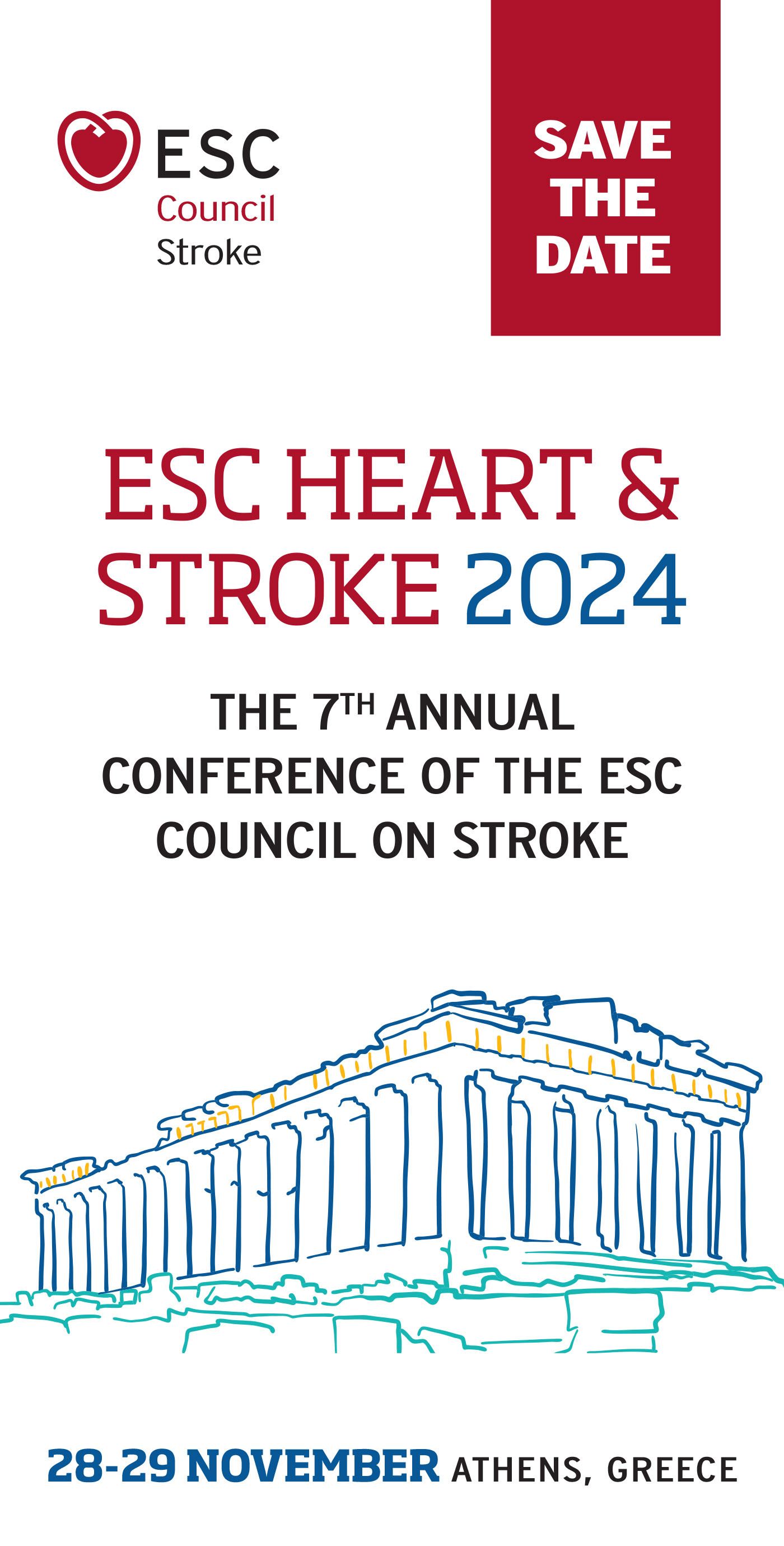 ESC Heart & Stroke 2024 / 28 - 29 November 2024 /Athens, Greece